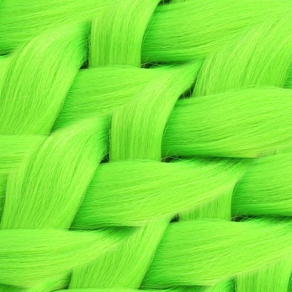 Synthetic Hair / Neon Green For Afro Braid And Rasta