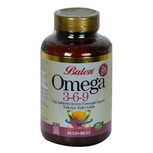 Omega 3-6-9 1585 Mg x 60 Soft Capsules EPA-18 DHA-12