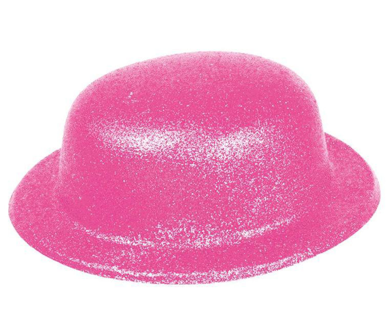 Pink Color Silvery Melon Round Party Hat 24x26 cm