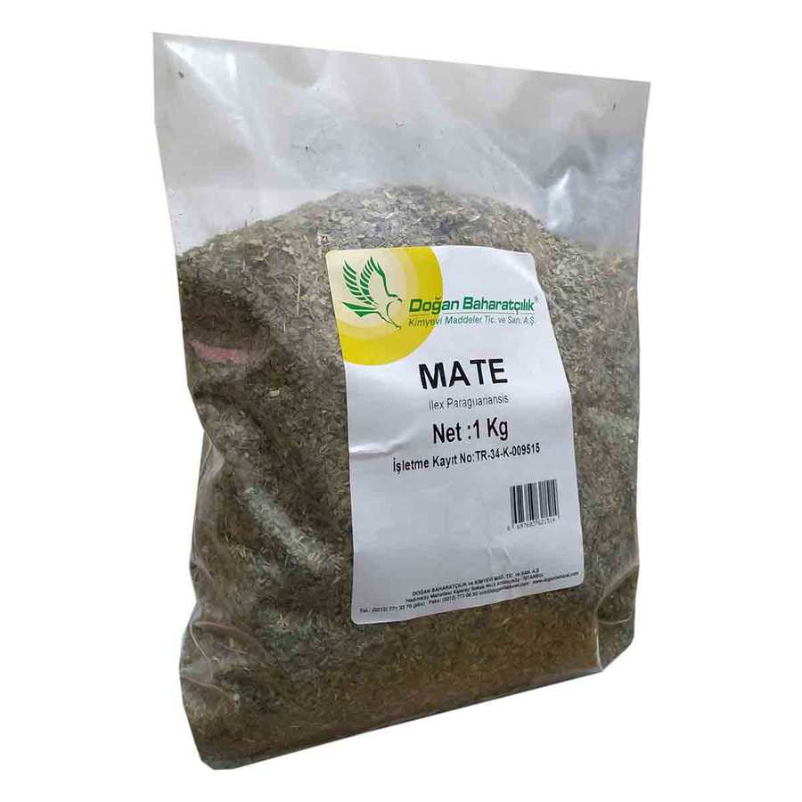 Mate Leaf Herb Natural 1000 Gr Package