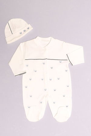 1-6 Month Baby Jumpsuit White