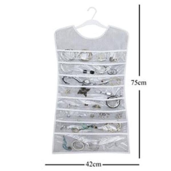 Dress Shaped Jewelry Accessory Organizer - Striped