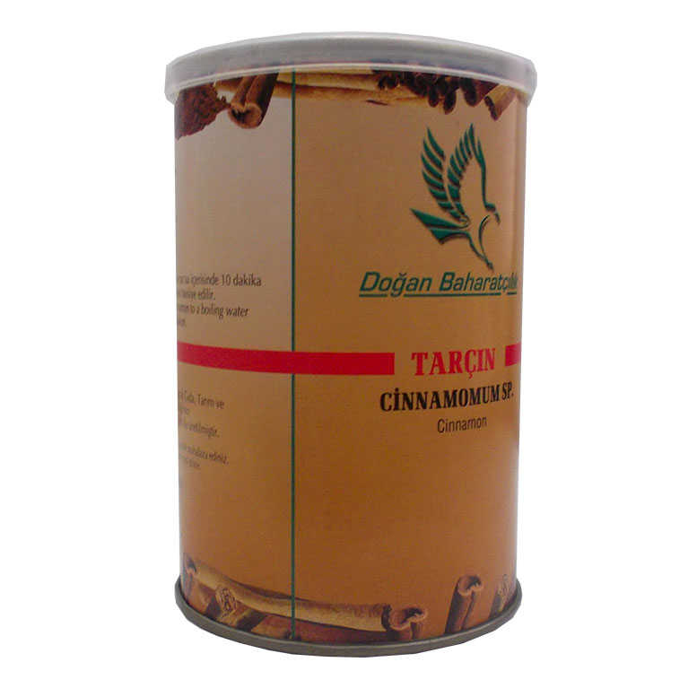 Cinnamon Stick Natural 8cm Cut 100 Gr Tin Box