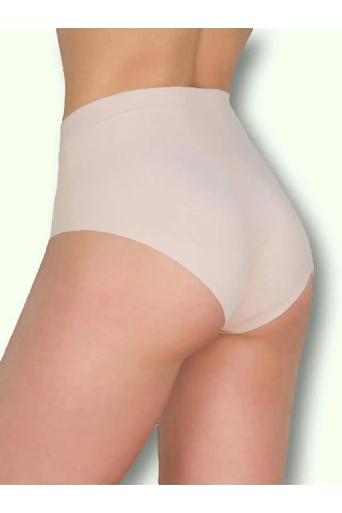 Laser Cut Recovery Seamless Seamless Elasticated Bato Panties High Waist 3 Pcs