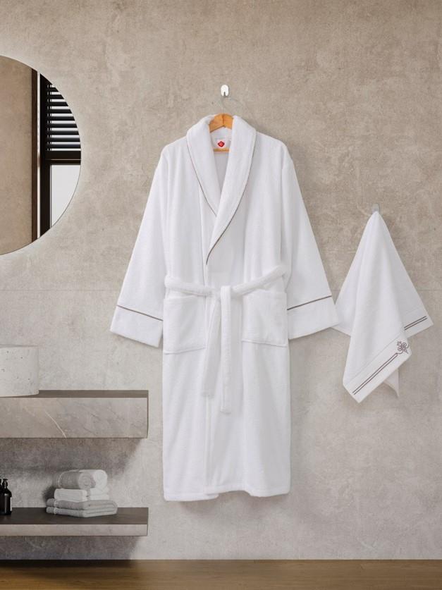 Classic Bathrobe Set Güher L-XL Men