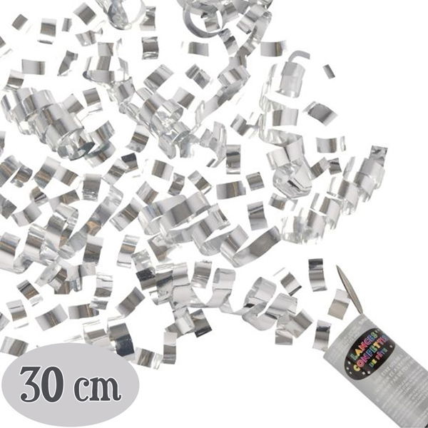 Silver Color Confetti 30 cm