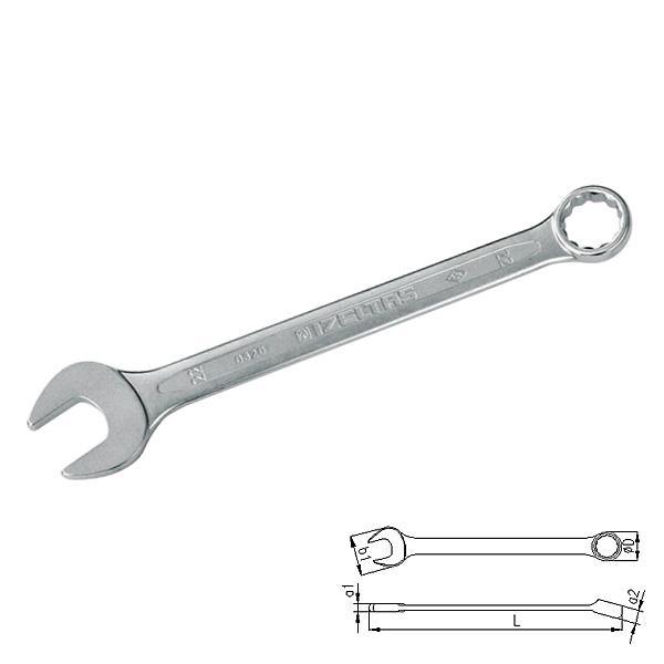 Izeltas 0320 Combination Wrench 7 mm Short Length