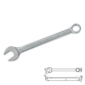 Izeltas 0320 Combination Wrench 7 mm Short Length