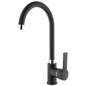 Itimat Idea Black 563CB Swan Sink Faucet