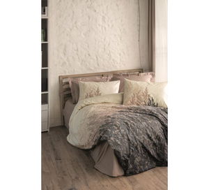 Dual Single Duvet Cover Set Lindon Beige