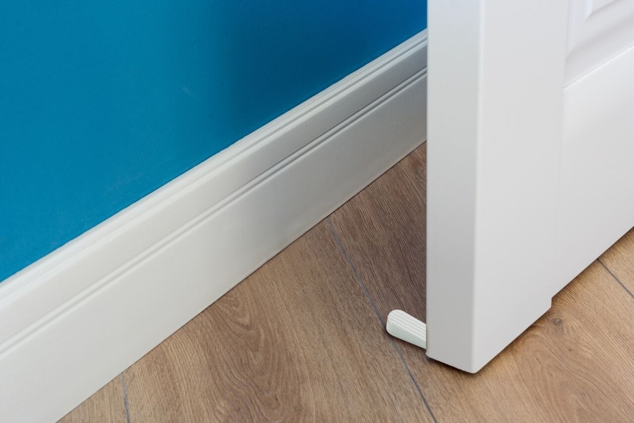 Door Stopper - Under Door Stopper - White 8 Pieces