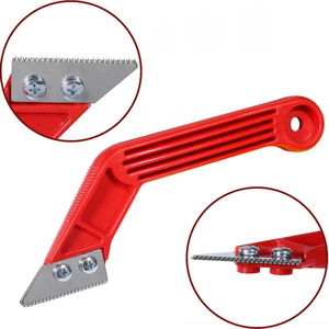 Grouting Scraper Blade with Saw Blade