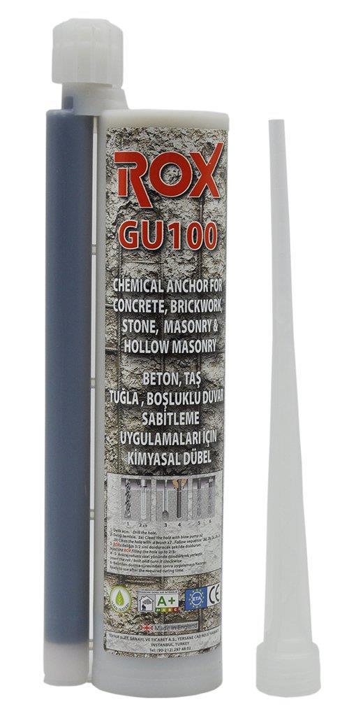 ROX GU100 Epoxy Chemical Cartridge 345 ml