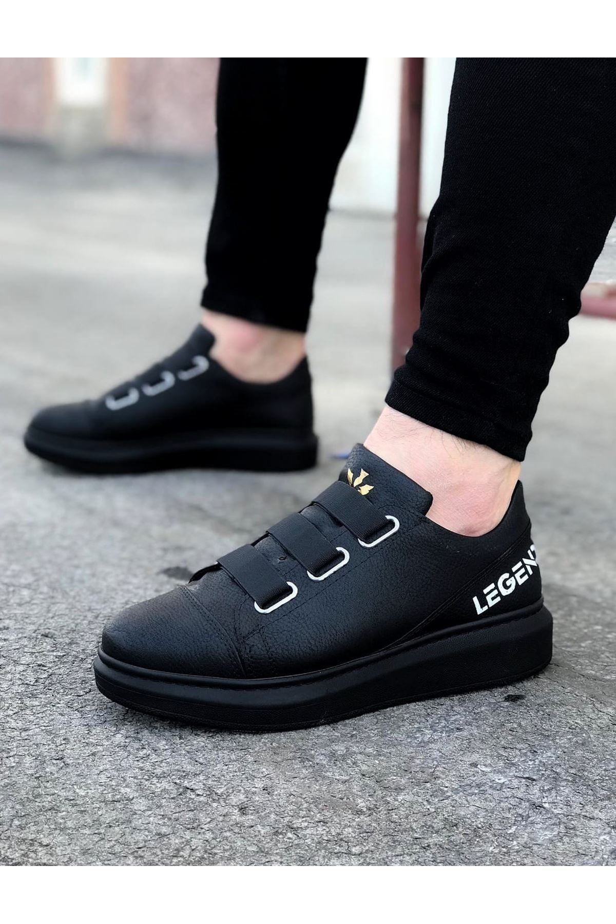 Bant Legend Charcoal Thick Sole Casual Men's Shoes