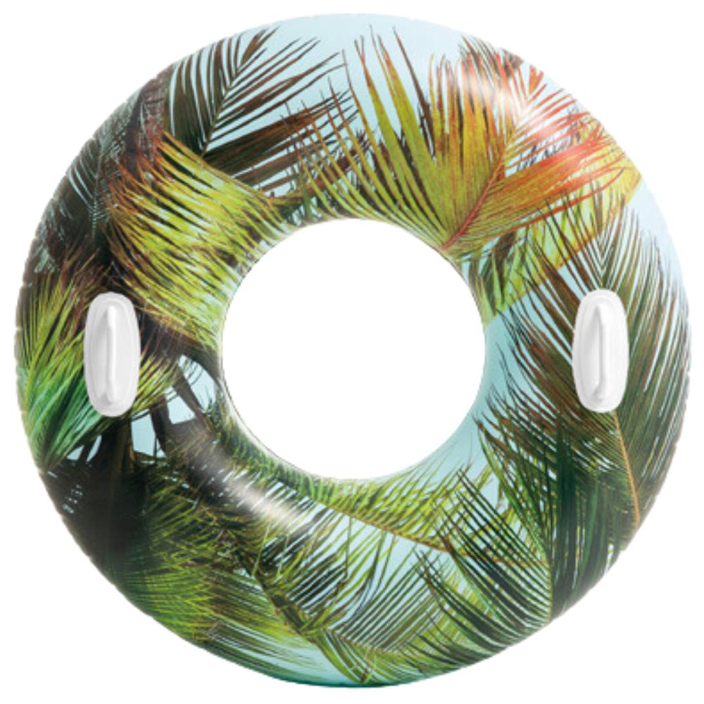 Clinging Transparent Flowered Bagel 97 Cm