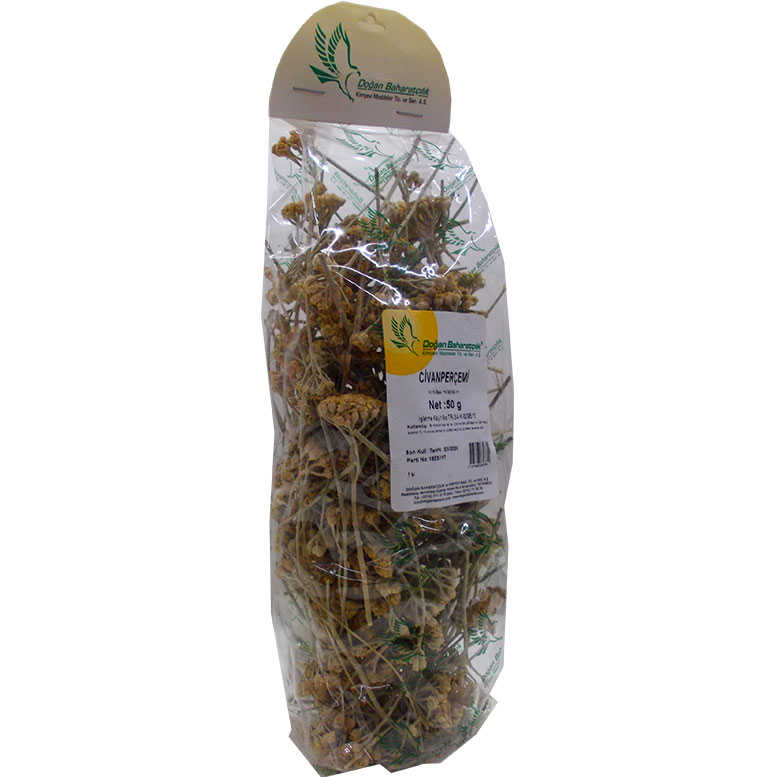 Natural Yarrow Herb 50 Gr Package