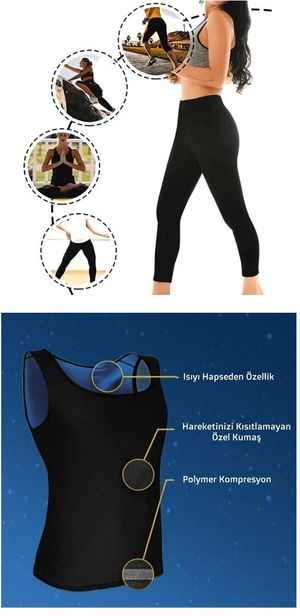 Thermal Sauna Leggings + Athlete Set (XXXL) Neotex Sweat Suit