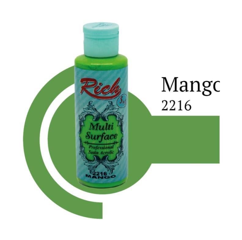 Rich Multi Surface 2216 Mango Acrylic Boya 120 cc