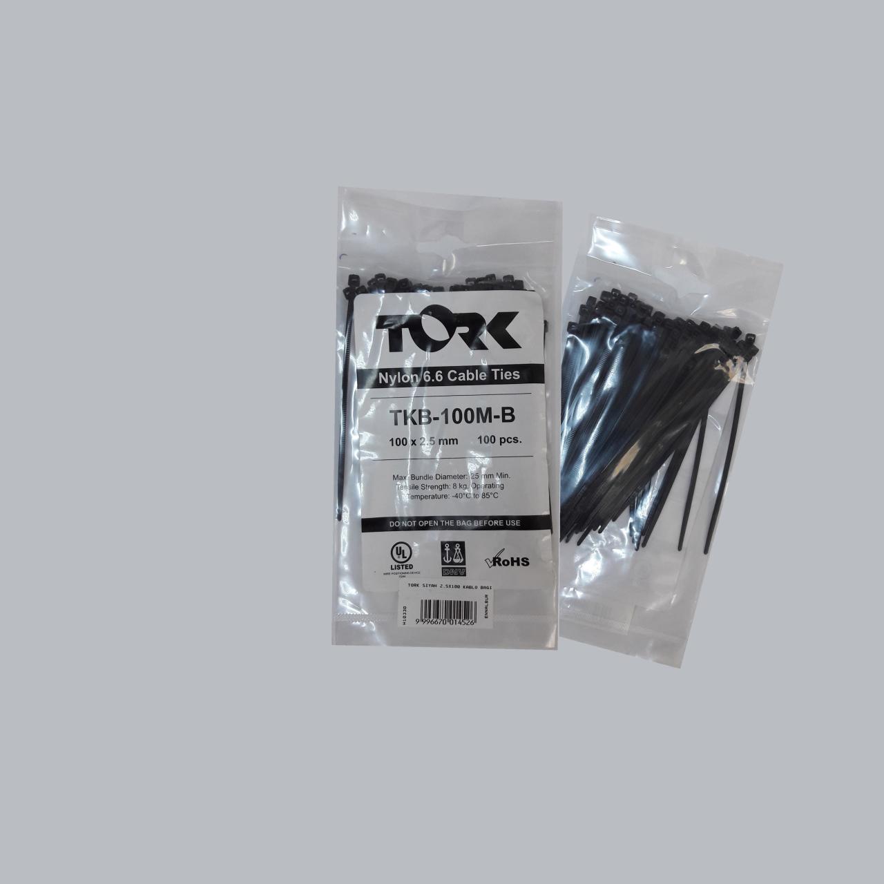 Tork Black Cable Tie 2.5X100