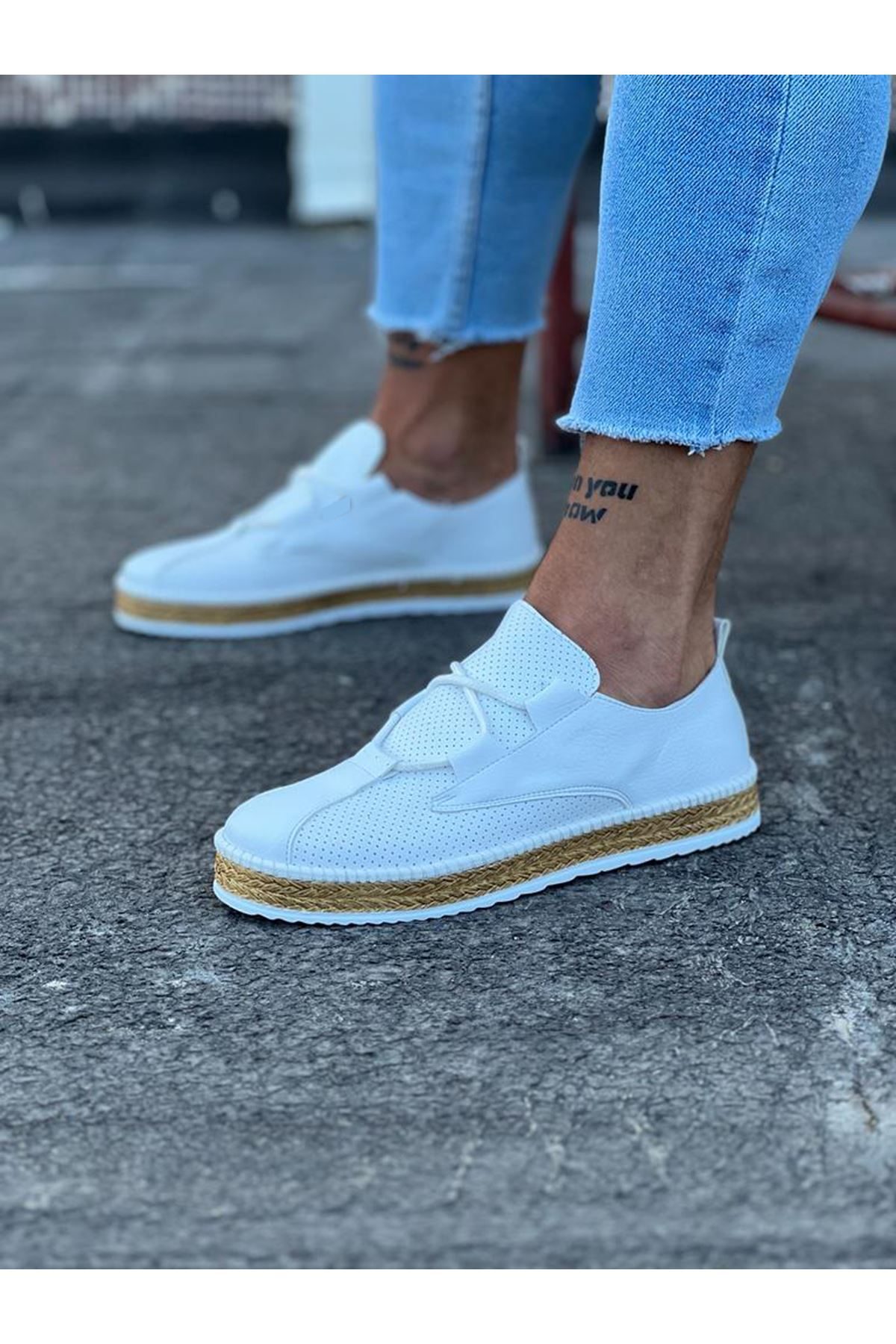 White Men's Casual Shoes