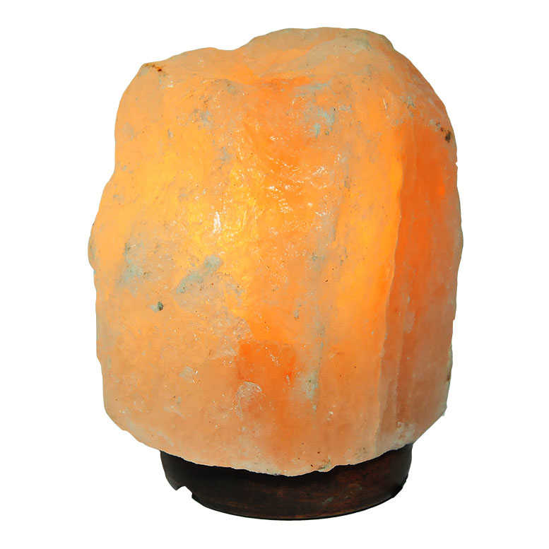 Natural Himalayan Rock Salt Lamp Wired Bulb Pink 2-3 Kg