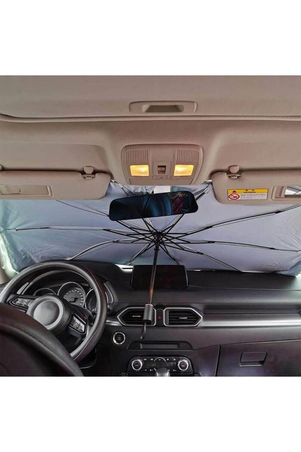 Car Umbrella Foldable Umbrella Sunshade Suitable for All Vehicles