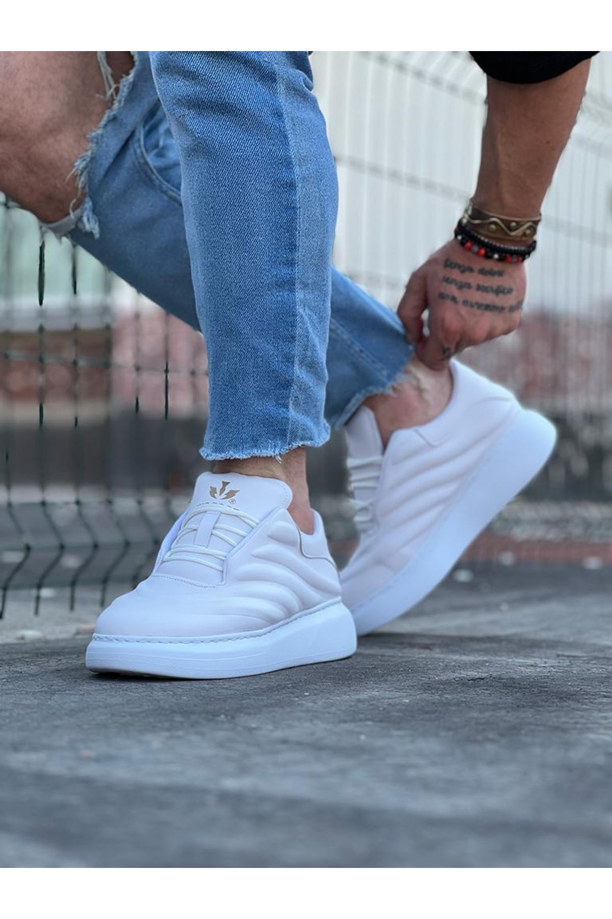 White Skin Men's Casual Shoes