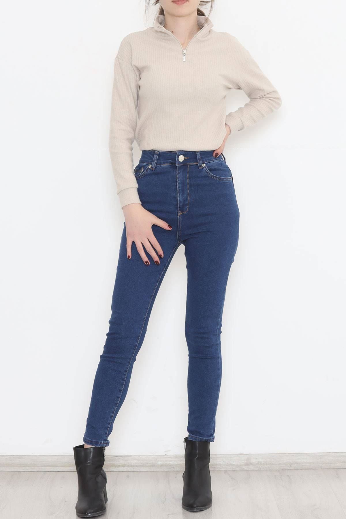 Narrow Leg Jeans Mavi1