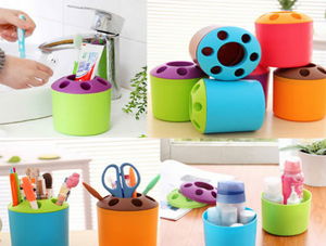 Multipurpose Toothbrush Holder and Pen Holder