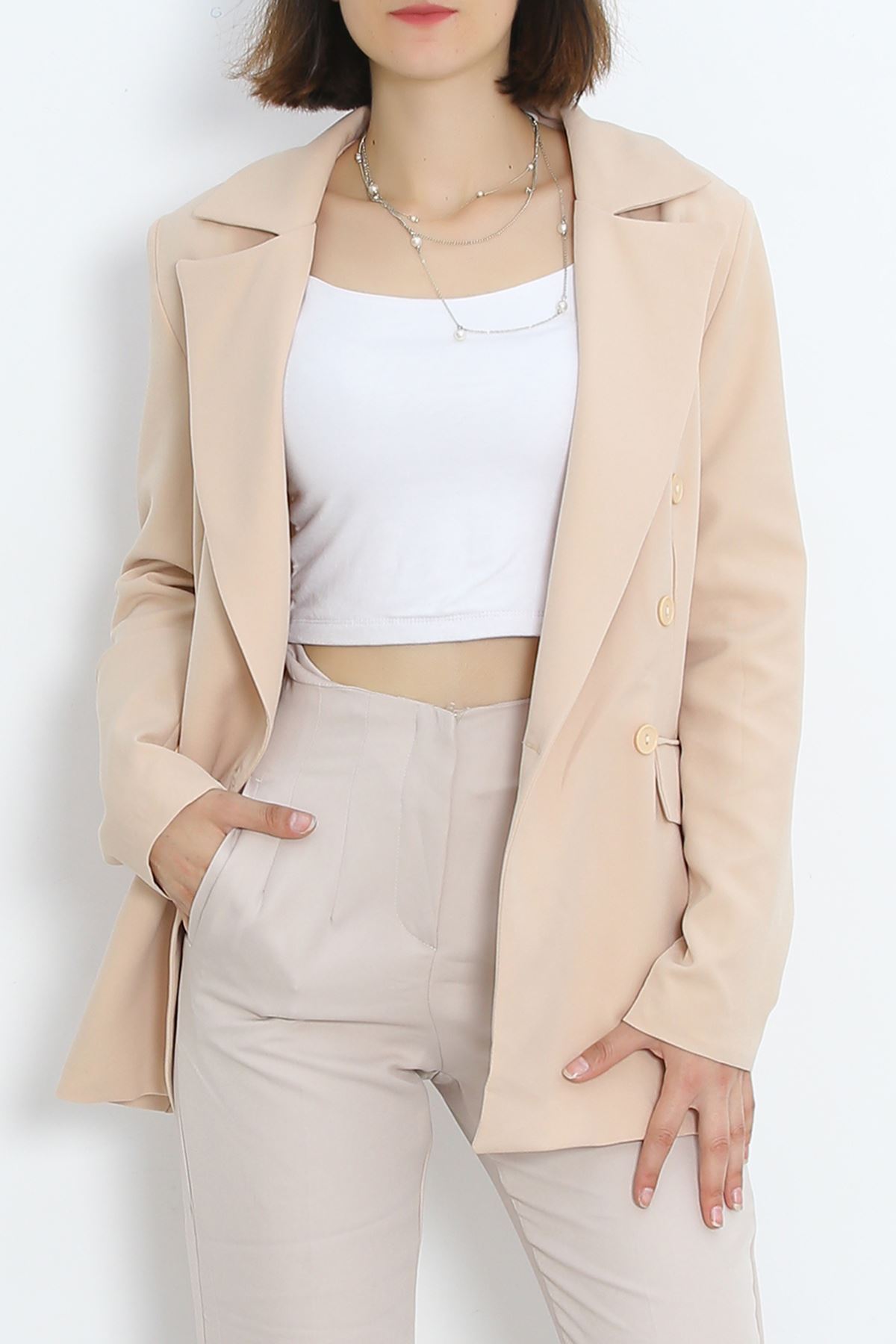 Blazer Jacket Beige