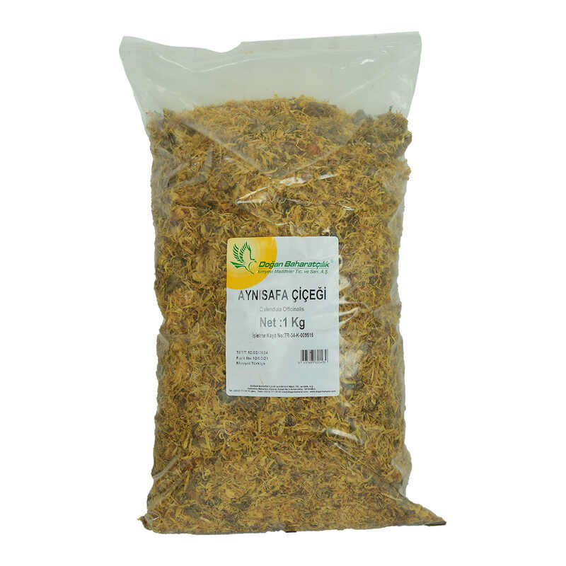 Calendula Flower Orange Calendula Flower Natural Calendula 1000 Gr Package