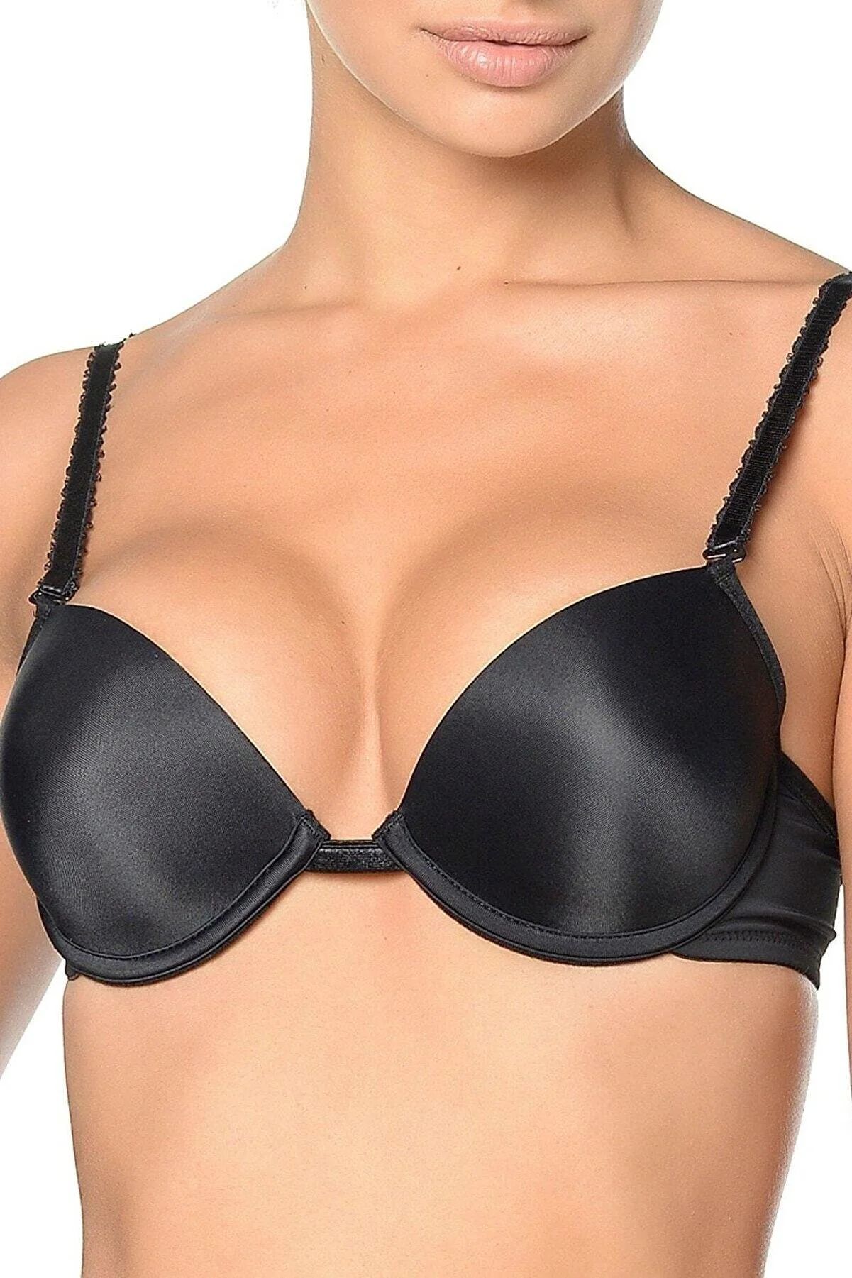 Women's Black Push-up Padded Basc Bra 2350