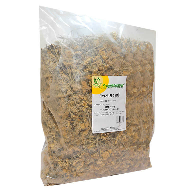 Natural Yarrow Herb 1000 Gr Package