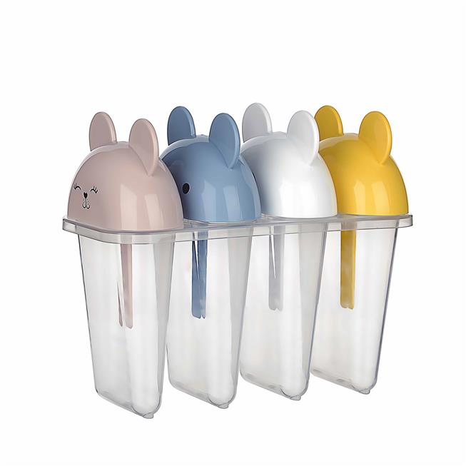 Cute Figured Meybuz Ice Cream Molds 4 Pcs