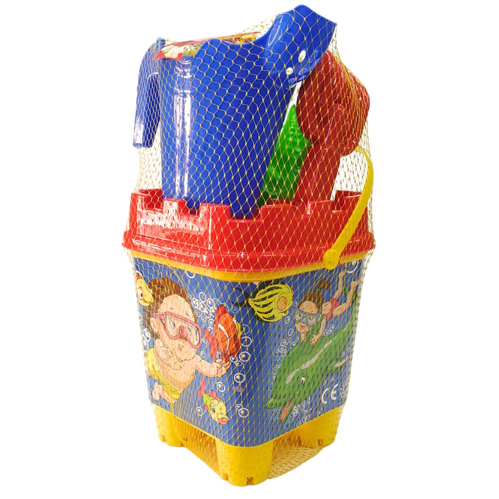 Illustrated Big Castle Bucket