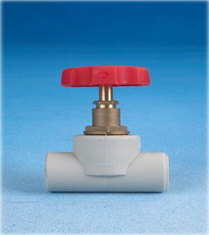 Ege Yildiz PPRC 25 mm Stop Valve Gray