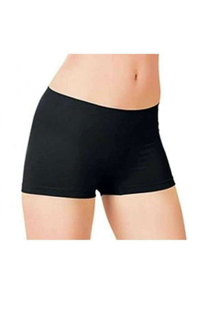 Elite Lite Women's Plus Size Seamless Boxers Black 832