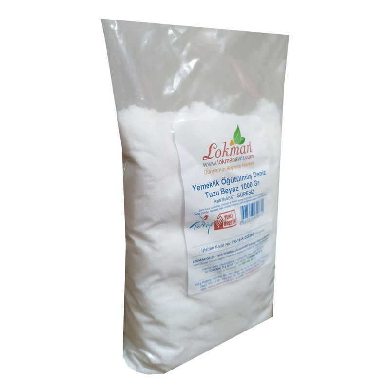 Edible Ground Sea Salt White 1000 Gr