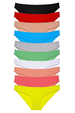 10pcs Super Eco Set Lycra Women Slip Panties Multicolor