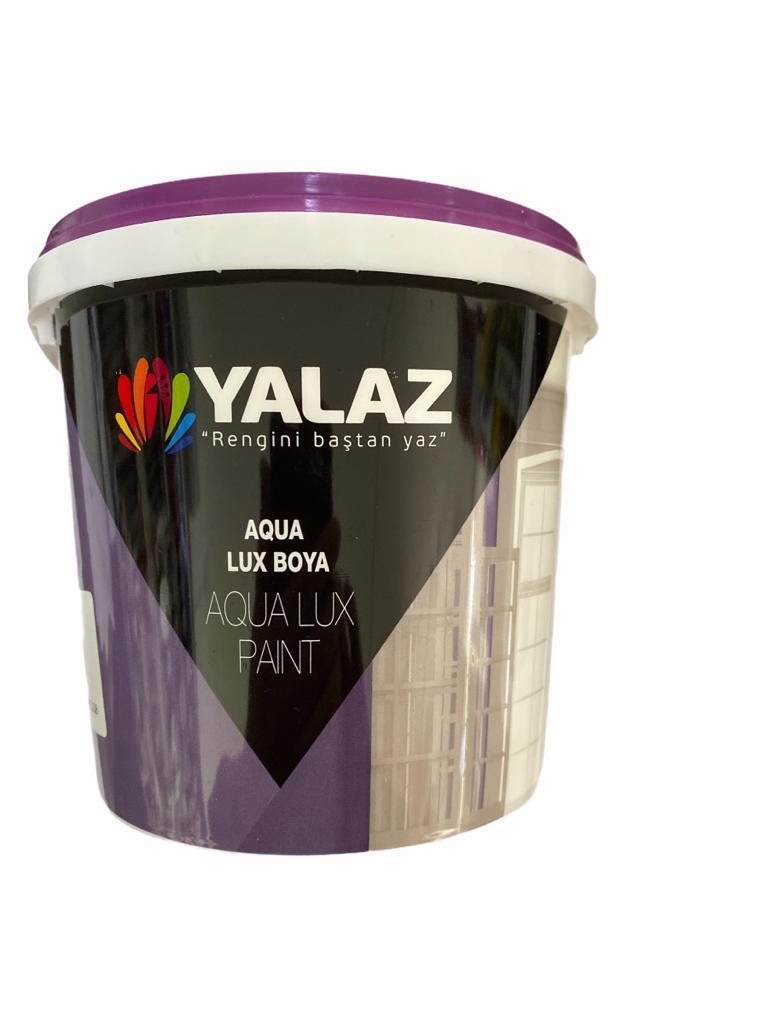 Yalaz Water Based Glossy White Interior Exterior Paint 0.75 Liters