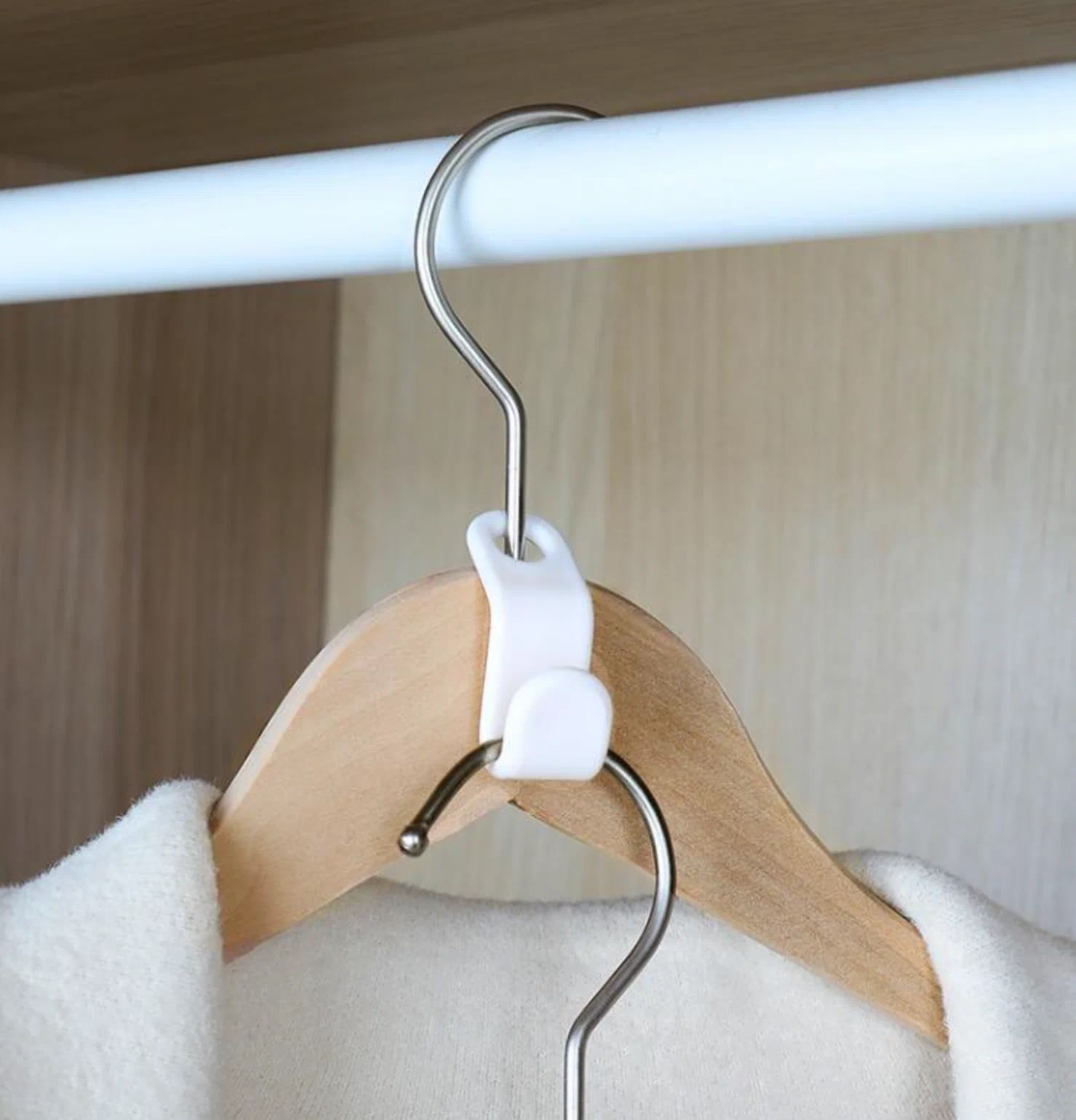 20 Pieces Practical Wardrobe Hanger Multiplier Apparatus - Wardrobe Hanger Multiplier