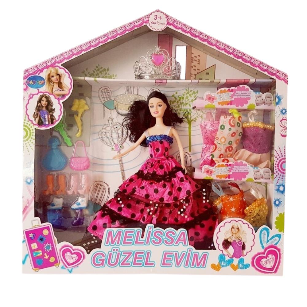 Melissa Doll With Spare Dress And Accessories