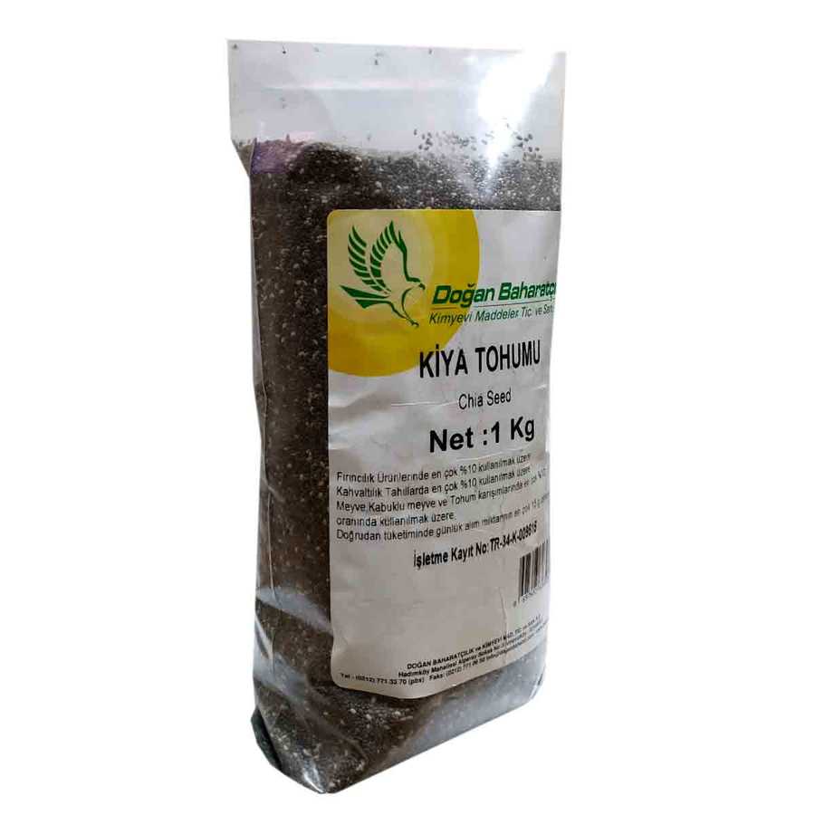 Natural Chia Seeds 1000 Gr Package