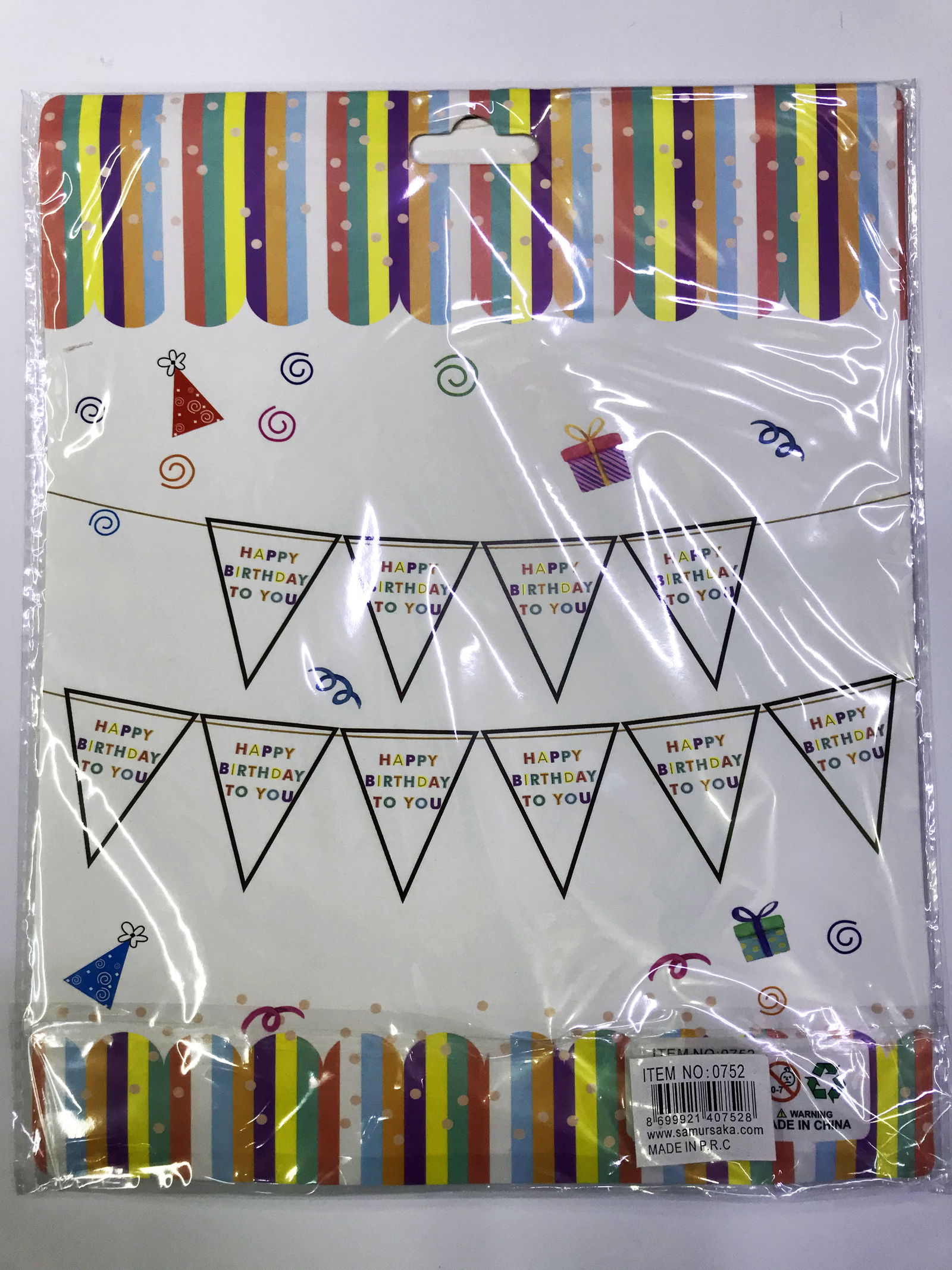 Happy Birthday To You Pennant Flag Ornament