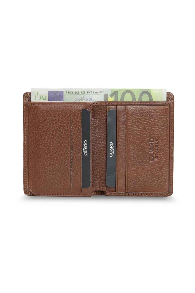 Extra Fine Tan Genuine Leather Men's Wallet