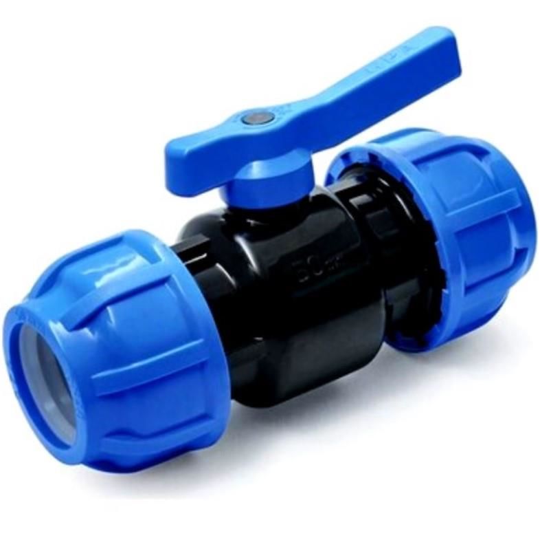 Poelsan Blue Coupling Ball Valve 40X40 mm