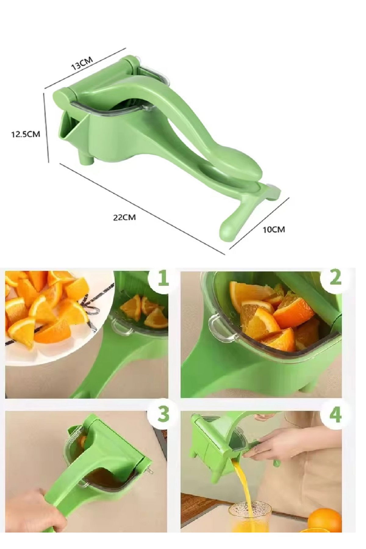 Manual Plastic Fruit Orange Watermelon Lemon Juicer Lever Vegetable Juice Squeezer Lemonade Apparatus Tool