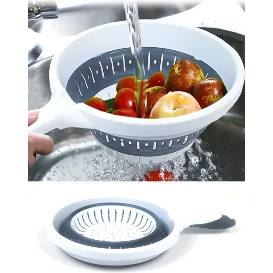 Space Saving Collapsible Strainer with Handle 1000 L