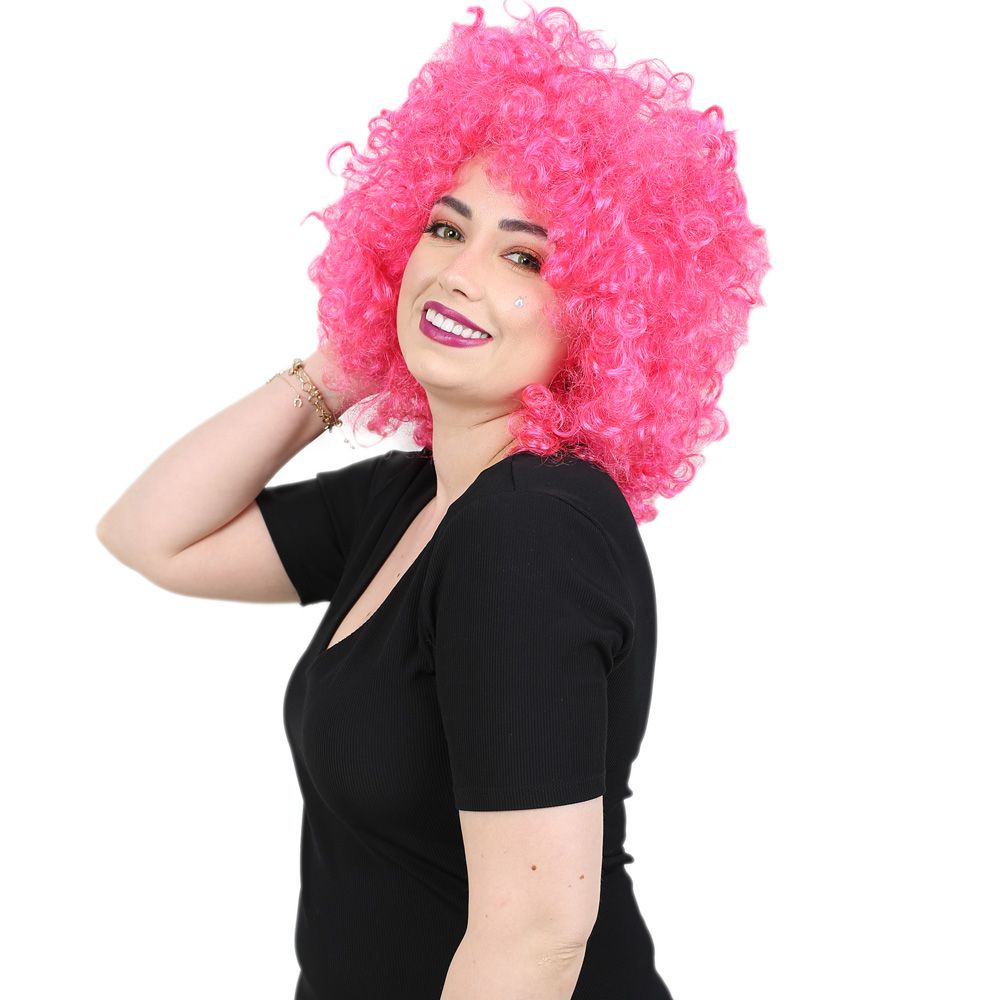 Animation Party And Clown Wig / Neon Pink