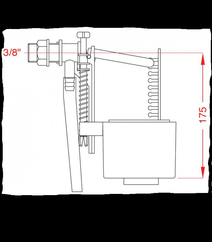 Japar 1/2 Shock Closure Floater